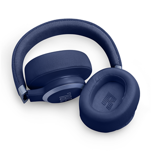 Ausinės JBL Live 770NC, adaptive noise-cancelling, blue, belaidės