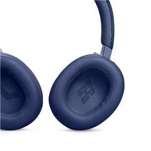 Ausinės JBL Live 770NC, adaptive noise-cancelling, blue, belaidės