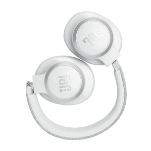 JBL Live 770NC, adaptive noise-cancelling, white - Wireless over-ear headphones