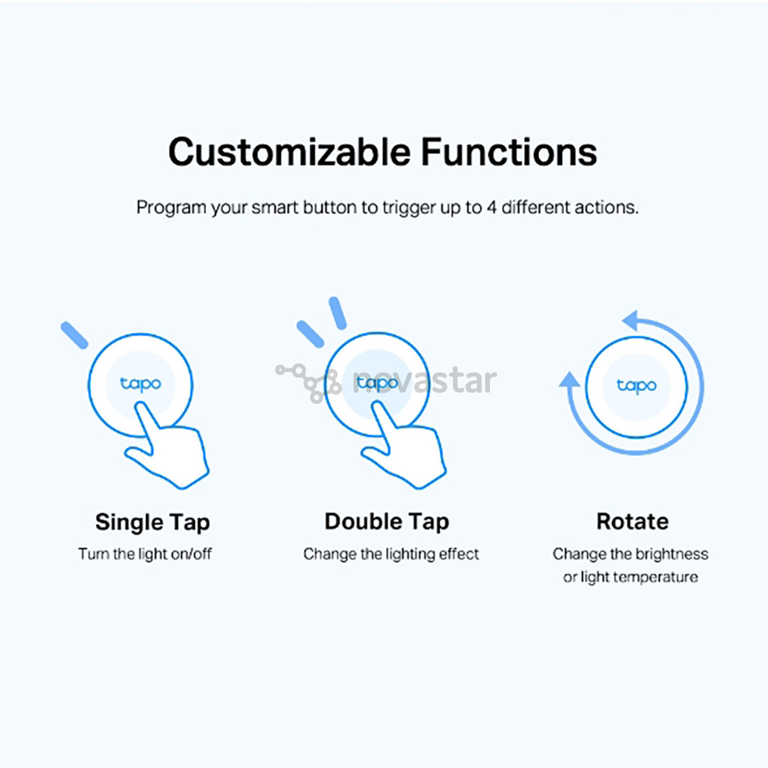 TP-Link Tapo Smart Button S200B, белый - Умная кнопка