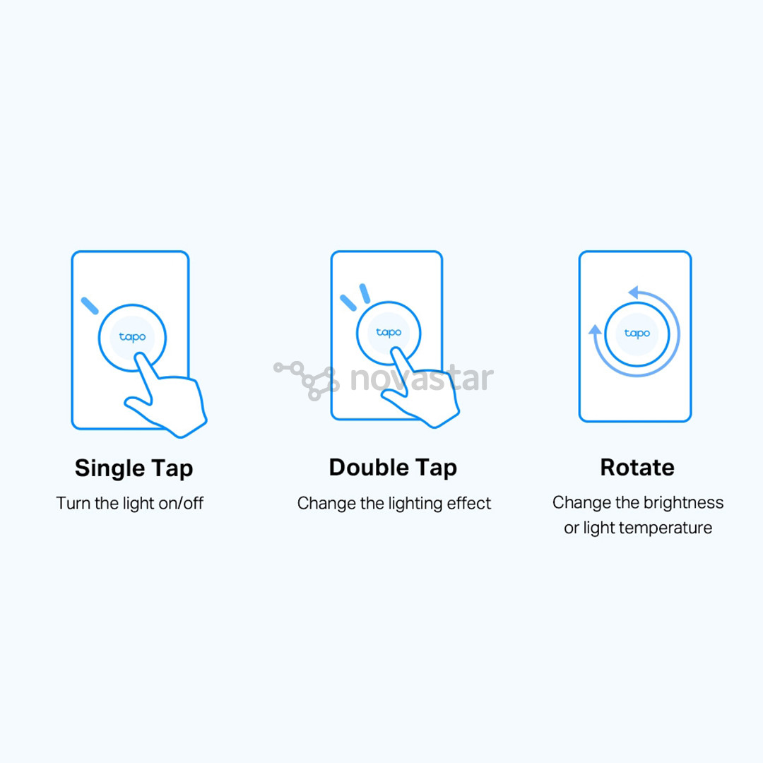 TP-Link Tapo Smart Dimmer Switch S200D, белый - Умный переключатель