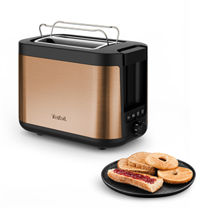 Tefal Coppertinto, 850 W, black/copper - Toaster