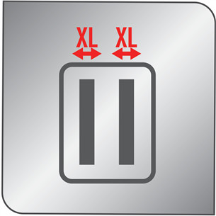 Toaster Tefal Coppertinto, 850 W, black/copper