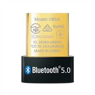 Adapteris TP-Link UB5A, USB, Bluetooth 5.0, black
