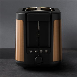 Toaster Tefal Coppertinto, 850 W, black/copper