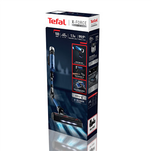 Dulkių siurblys Tefal XForce Flex 9.60 Aqua, blue
