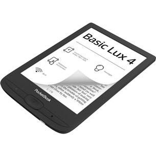 PocketBook Basic Lux 4, 6", 8 GB, black - E-reader