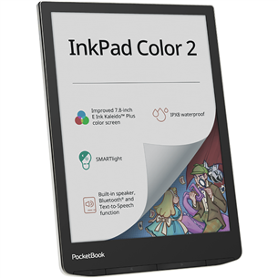 Elektroninė skaityklė PocketBook InkPad Color 2, 7,8", 32 GB, gray/black