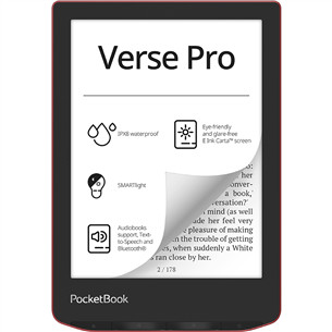 PocketBook Verse Pro, красный - Электронная книга PB634-3-WW