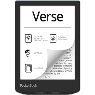 PocketBook Verse, 6", 8 ГБ, синий - Электронная книга