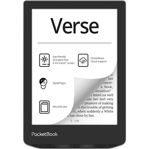 PocketBook Verse, 6", 8 GB, gray - E-reader