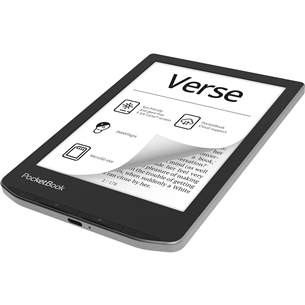 Elektroninė skaityklė PocketBook Verse, 6", 8 GB, gray