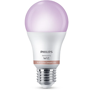 Philips WiZ LED Smart Bulb, 60 W, E27, RGB - Smart light