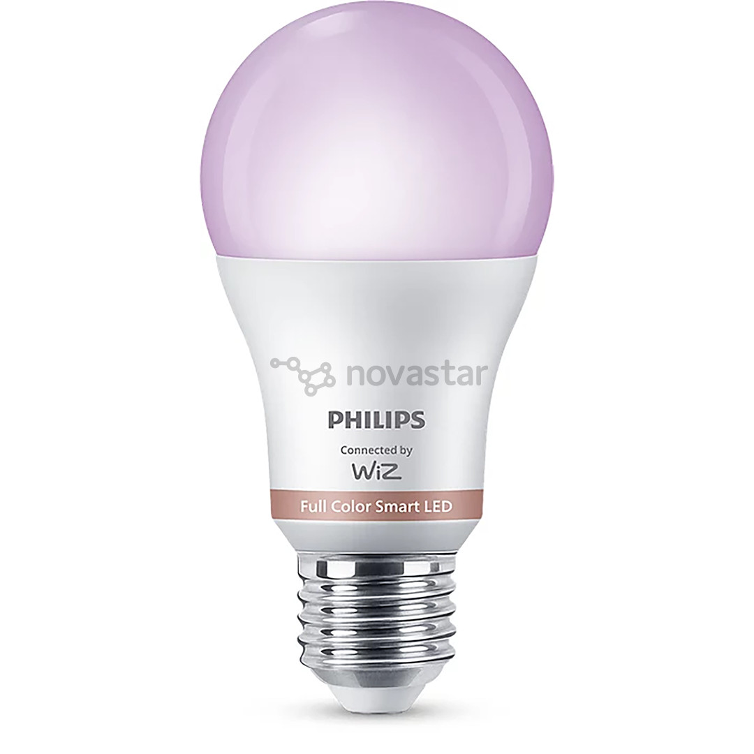 Philips WiZ LED Smart Bulb, 60 W, E27, RGB - Išmanioji lemputė