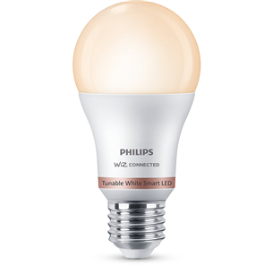 Išmanioji lemputė Philips WiZ LED Smart Bulb, 60 W, E27, white 929002383521