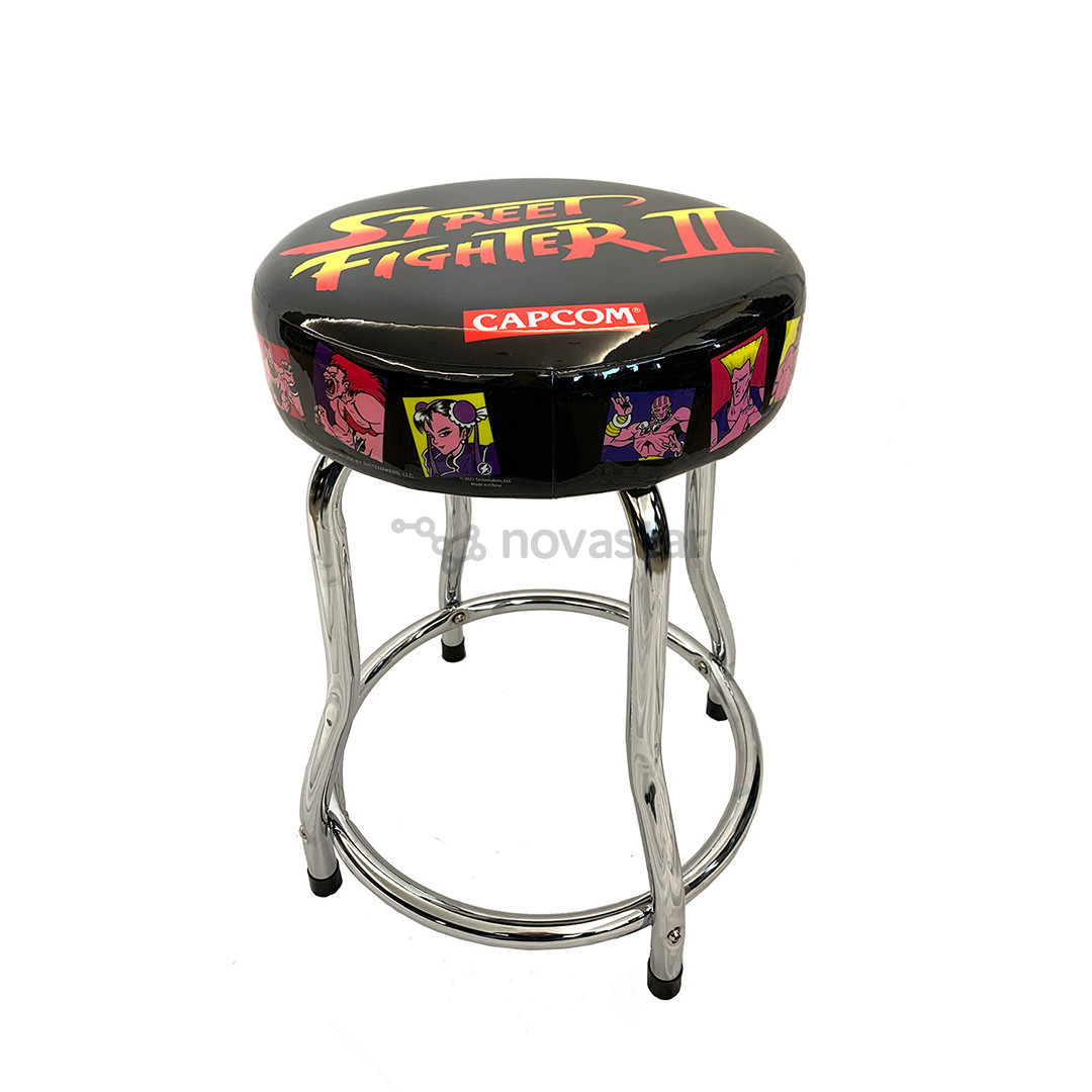 Arcade1Up Capcom Legacy Adjustable Stool, black - Chair