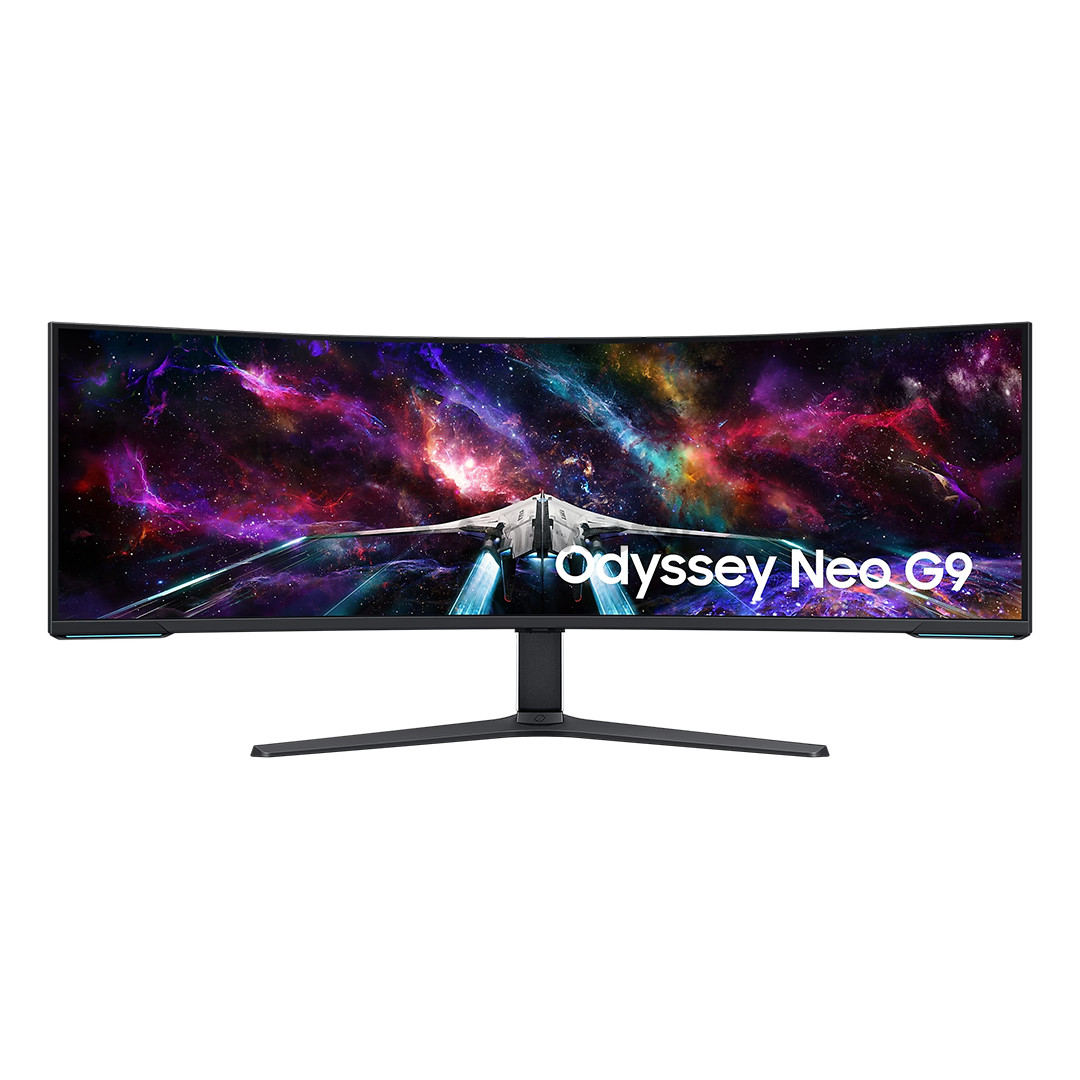 Monitorius Samsung Odyssey Neo G9, 57", 240 Hz, Quantum Mini-LED, Ultra HD, lenktas, baltas LS57CG952NUXEN