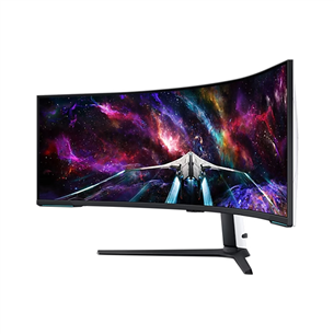 Samsung Odyssey Neo G9, 57", 240 Hz, Quantum Mini-LED, Ultra HD, curved, white - Monitor