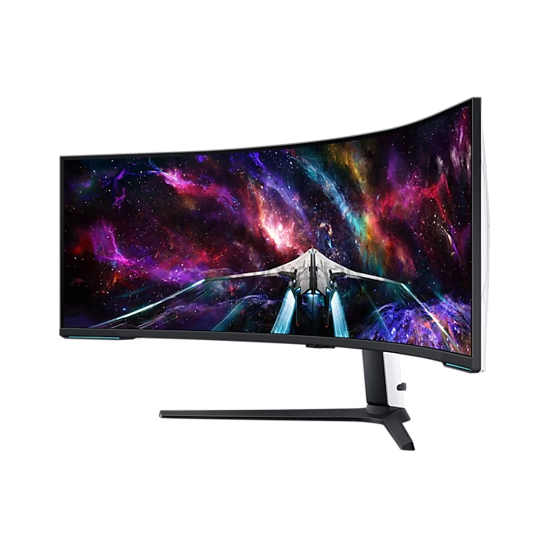 Monitor Samsung Odyssey Neo G9, 57", 240 Hz, Quantum Mini-LED, Ultra HD, curved, white