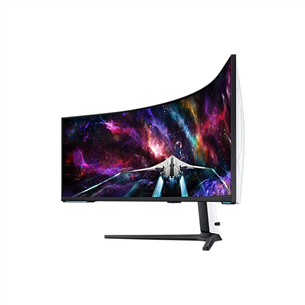 Samsung Odyssey Neo G9, 57", 240 Hz, Quantum Mini-LED, Ultra HD, curved, white - Monitorius