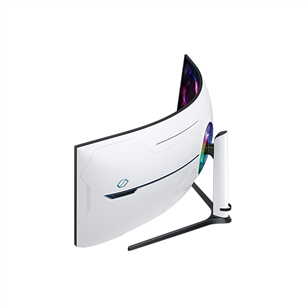 Monitor Samsung Odyssey Neo G9, 57", 240 Hz, Quantum Mini-LED, Ultra HD, curved, white