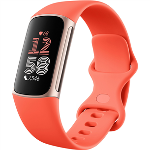Fitbit Charge 6, orange - Išmanioji apyrankė GA05184-GB