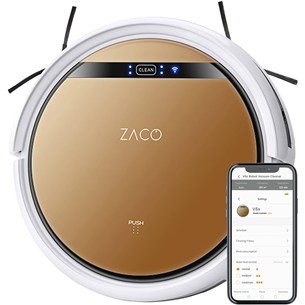 Zaco V5x, сухая и влажная уборка, золотистый - Робот-пылесос 501902