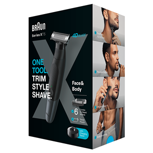 Braun, Face & body, black - Hybrid trimmer