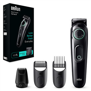 Barzdaskutė Braun Series 3 Beard Trimmer, juoda