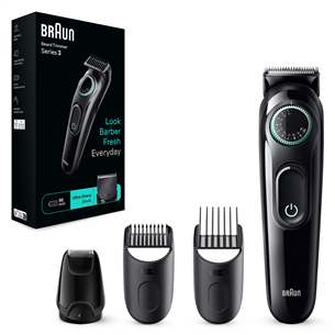 Barzdaskutė Braun Series 3 Beard Trimmer, black