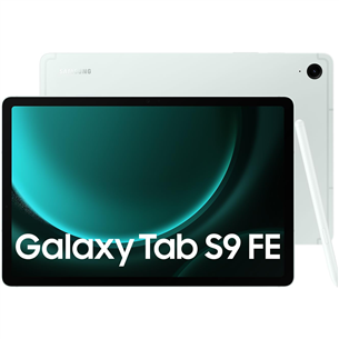 Planšetinis kompiuteris Samsung Galaxy Tab S9 FE, WiFi + 5G, 6 GB, 128 GB, light green SM-X516BLGAEUE