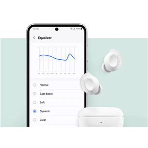 Ausinės Samsung Galaxy Buds FE, graphite, belaidės