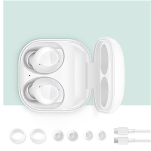 Ausinės Samsung Galaxy Buds FE, white, belaidės