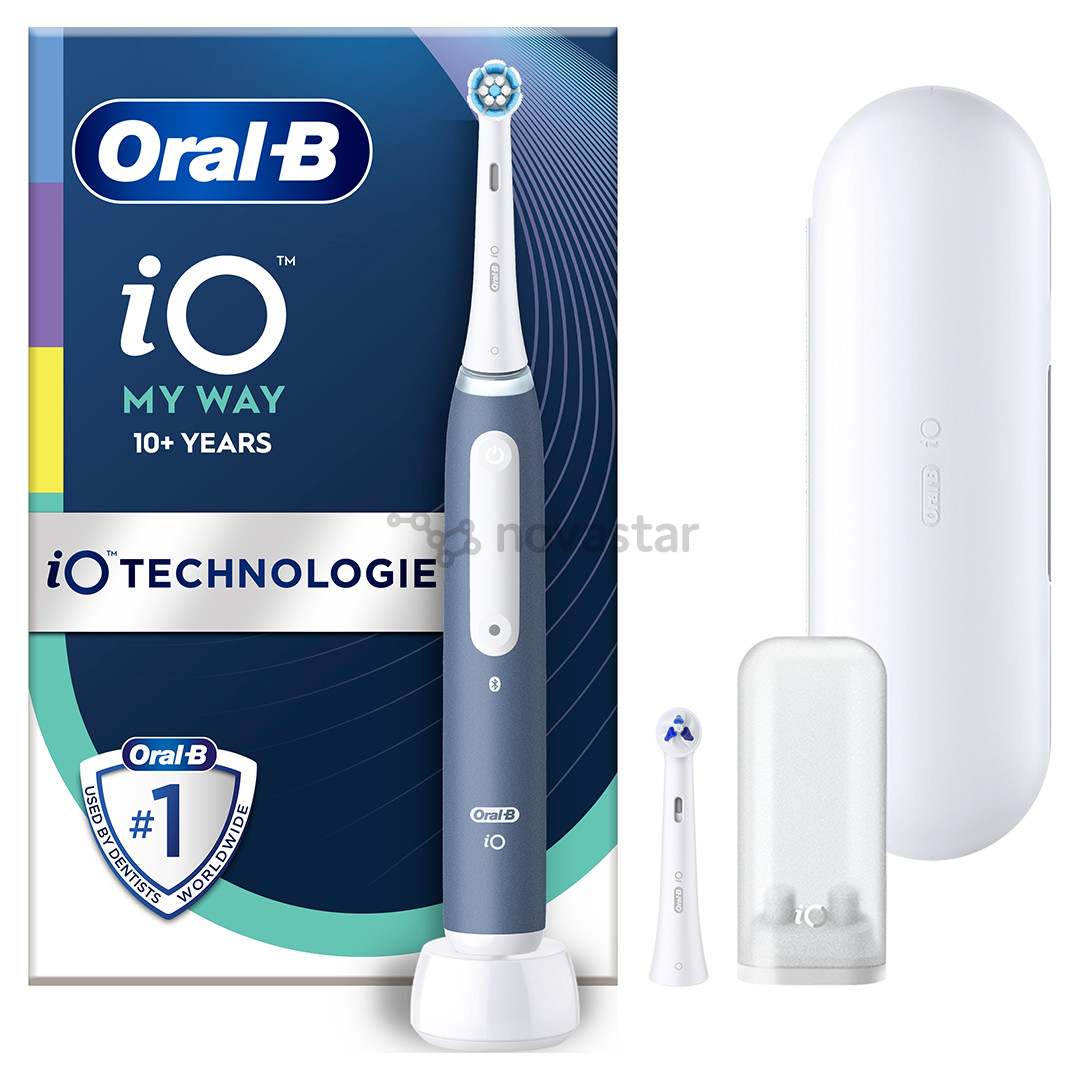 Braun Oral-B iO My Way, mėlynas - Elektrinis dantų šepetėlis