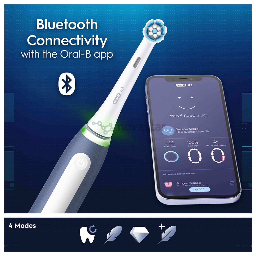 Braun Oral-B iO My Way, mėlynas - Elektrinis dantų šepetėlis