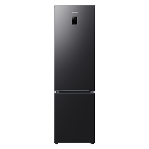 Samsung, NoFrost, 390 L, 203 cm, matte black - Šaldytuvas RB38C774DB1/EF