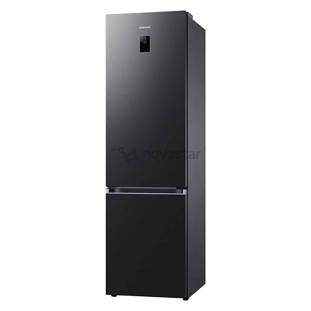 Samsung, NoFrost, 390 L, 203 cm, matinis juodas - Šaldytuvas