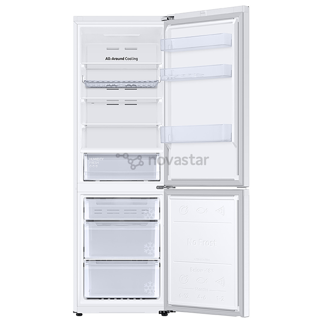 Samsung, NoFrost, 344 L, 186 cm, baltas - Šaldytuvas