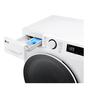 LG, 8 kg, depth 47,5 cm, 1200 rpm - Front load washing machine