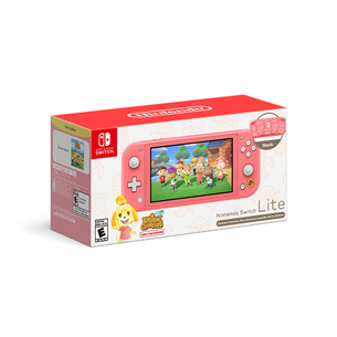 Nintendo Switch Lite Animal Crossing: New Horizons Isabelle Aloha Edition - Žaidimų konsolė 045496453695