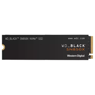 Western Digital WD_BLACK SN850X NVMe, 1 TB, M.2 - SSD Kietasis diskas WDS100T2X0E