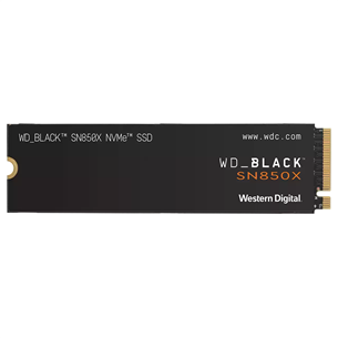 Western Digital WD_BLACK SN850X NVMe, 2 TB, M.2 - SSD Kietasis diskas