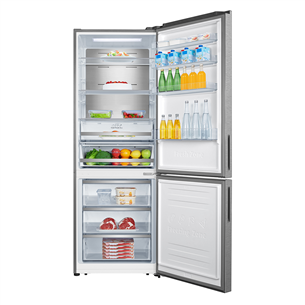 Hisense, NoFrost, 495 L, 200 cm, inox - Refrigerator