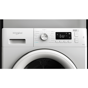 Džiovyklė Whirlpool FFTM1182EE, 8 kg, gylis 64,9 cm