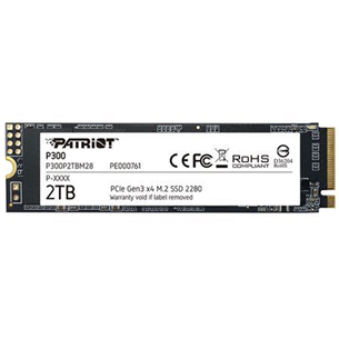 Patriot P300, 2 ТБ, M.2 PCIe Gen 3x4 - SSD P300P2TBM28