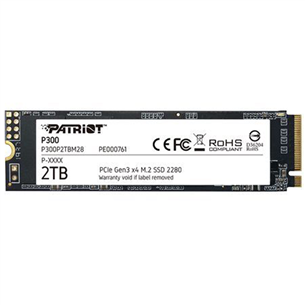 Patriot P300, 2 TB, M.2 PCIe Gen 3x4 - SSD Kietasis diskas