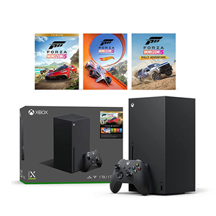 Microsoft Xbox Series X - Forza Horizon Bundle, 1 TB, black - Žaidimų konsolė