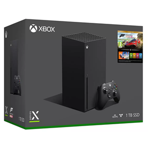 Microsoft Xbox Series X - Forza Horizon Bundle, 1 TB, black - Žaidimų konsolė