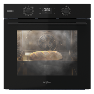 Whirlpool, 71 L, catalytic cleaning, black - Built-in oven