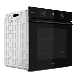 Whirlpool, 71 L, catalytic cleaning, black - Built-in oven